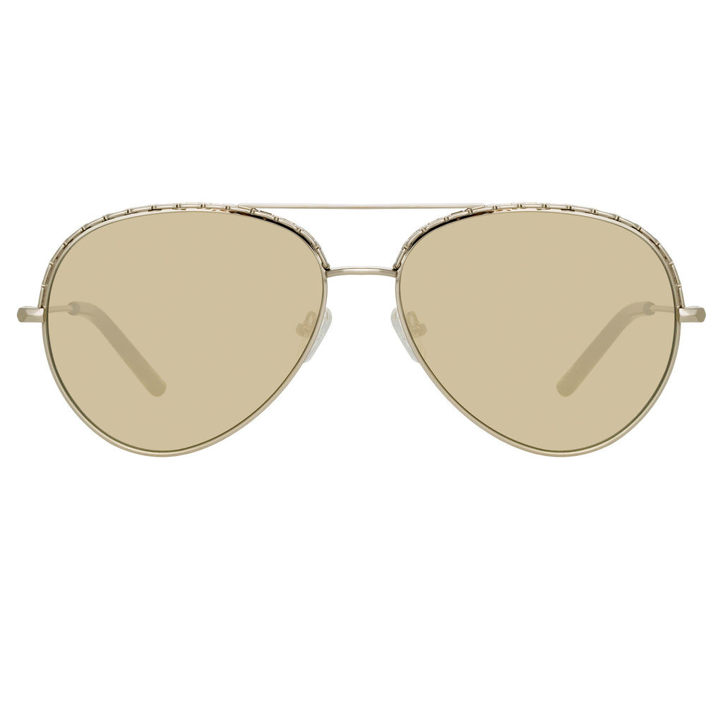 Matthew Williamson Magnolia Sunglasses in Silver