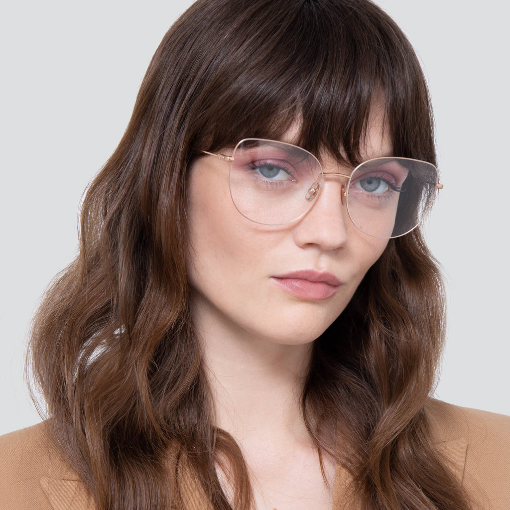 Gold cat sale eye glasses