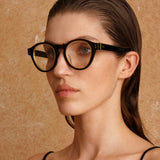 Morris Oval Optical Frame in Black