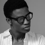 Cedric Rectangular Optical Frames in Black and Nickel