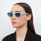 Bambino Angular Sunglasses in Light Blue by Jacquemus