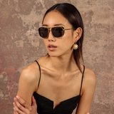 Jarvis Aviator Sunglasses in Black