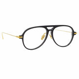 Linda Farrow Linear Gilles C1 Aviator Optical Frame