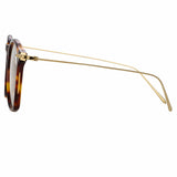 Mila A Square Optical Frame in Tortoiseshell