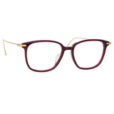 Coffey A Rectangular Optical Frame in Burgundy