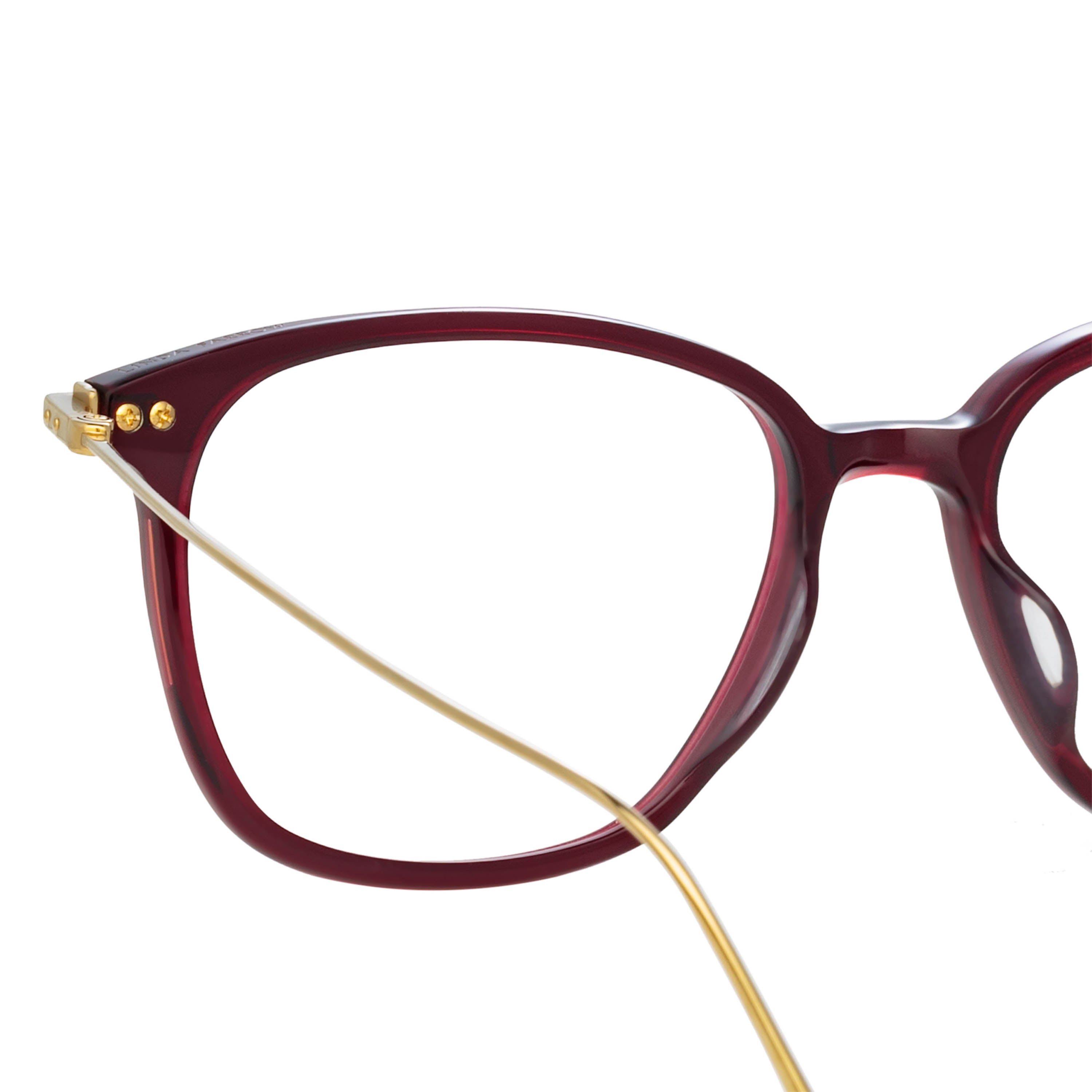 Burgundy cat eye glasses on sale