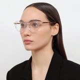 Parler Oval Optical Frame in Clear (Asian Fit)