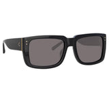 Morrison Rectangular Sunglasses in Black