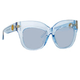 Dunaway Oversized Sunglasses in Blue