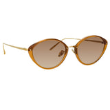 Lucy Cat Eye Sunglasses in Tobacco