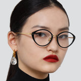 Lucy Cat Eye Optical Frame in Black