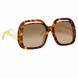 Renata Oversized Sunglasses in Tortoiseshell