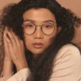 Comer Optical Oval Frame in Light Gold