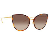 Silvie Cat Eye Sunglasses in Tortoiseshell