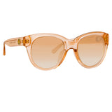 Madi Oversized Sunglasses in Peach