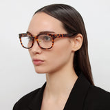 Cedric Rectangular Optical Frames in Tortoiseshell (Asian Fit)