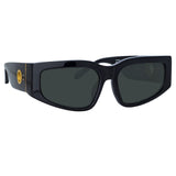 Senna Cat Eye Sunglasses in Black