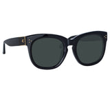 Jenson D-Frame Sunglasses in Black