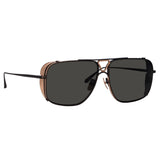 Men's Enzo Aviator Sunglasses in Nickel