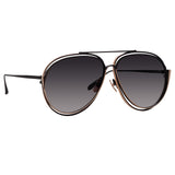 Francisco Aviator Sunglasses in Nickel