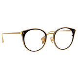 Men's Neusa Oval Optical Frame in Yellow Gold