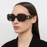 Bailey Angular Sunglasses in Black