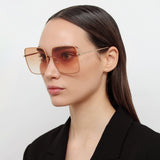 Hina Square Sunglasses in Tobacco