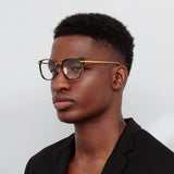 Men's Bower Optical D-Frame in Black