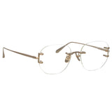 Sandor Angular Optical Frame in Light Gold