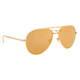 Linda Farrow 518 C1 Aviator Sunglasses