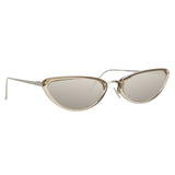 Linda Farrow Cortina C7 Cat Eye Sunglasses