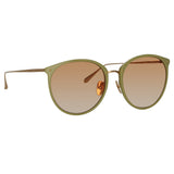 Kings Oversized Sunglasses in Sage