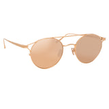 Linda Farrow Ali C3 Oval Sunglasses