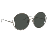 Linda Farrow Quarry C5 Round Sunglasses