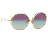 Alona Oversized Sunglasses in Truffle