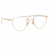 Linda Farrow Auguste C2 Aviator Optical Frame