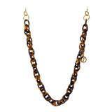 Multi Loop Tortoiseshell Acetate Chain