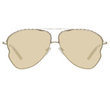 Matthew Williamson Lupin Sunglasses in Silver