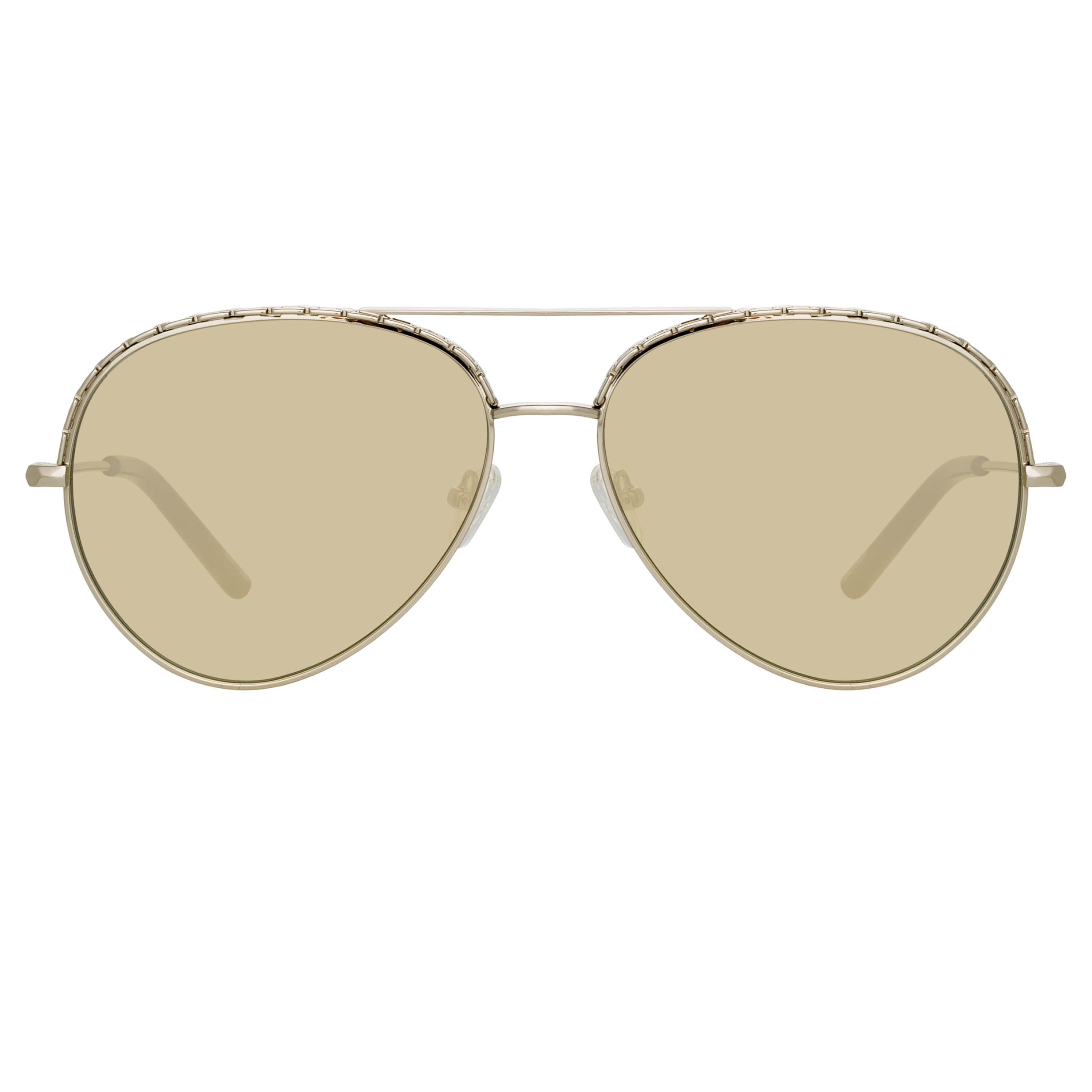 Matthew Williamson Magnolia Sunglasses in Silver – LINDA FARROW 