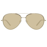 Matthew Williamson Magnolia Sunglasses in Silver