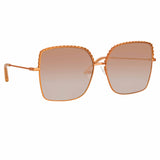 Matthew Williamson Clematis Sunglasses in Nude