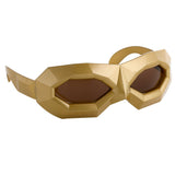 Walter Van Beirendock Diamond Mask Sunglasses in Copper