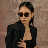 Cassin D-Frame Sunglasses in Black