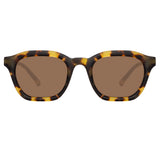 The Attico Haynes D-Frame Sunglasses in Tortoiseshell