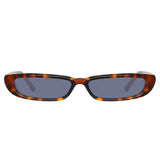 The Attico Thea Angular Sunglasses in Tortoiseshell