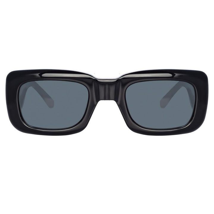 Marfa Rectangular Sunglasses in Black frame by The Attico x LINDA ...