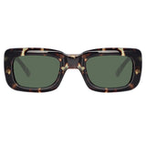 Marfa Rectangular Sunglasses in Tortoiseshell