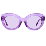 Agnes Cat Eye Sunglasses in Purple