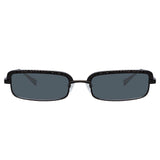 Dana Rectangular Sunglasses in Black