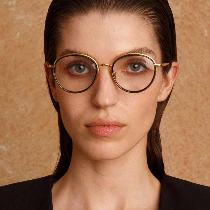 Linda farrow sale optical glasses